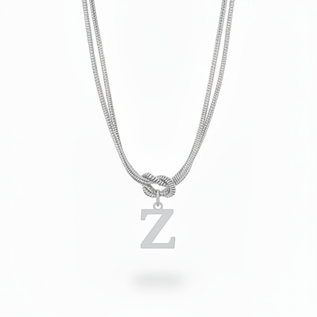 Collar Inicial "Nudo Alfabeto"