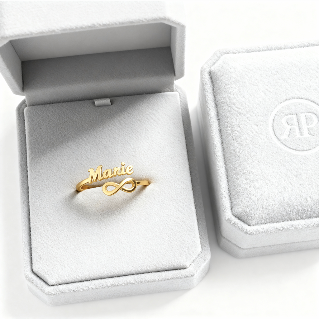 Anillo Ajustable con Nombre "Vínculo Eterno"