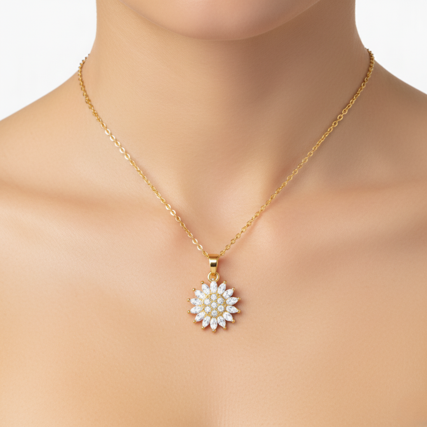 Collar giratorio "Girasol"