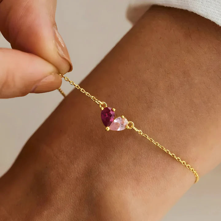 Pulsera "Corazones Gemelos"