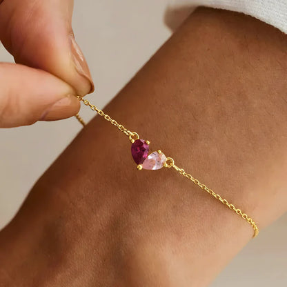 Pulsera "Corazones Gemelos"