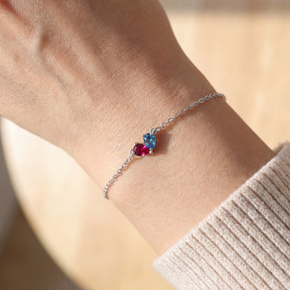 Pulsera "Corazones Gemelos"