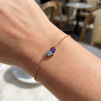 Pulsera "Corazones Gemelos"