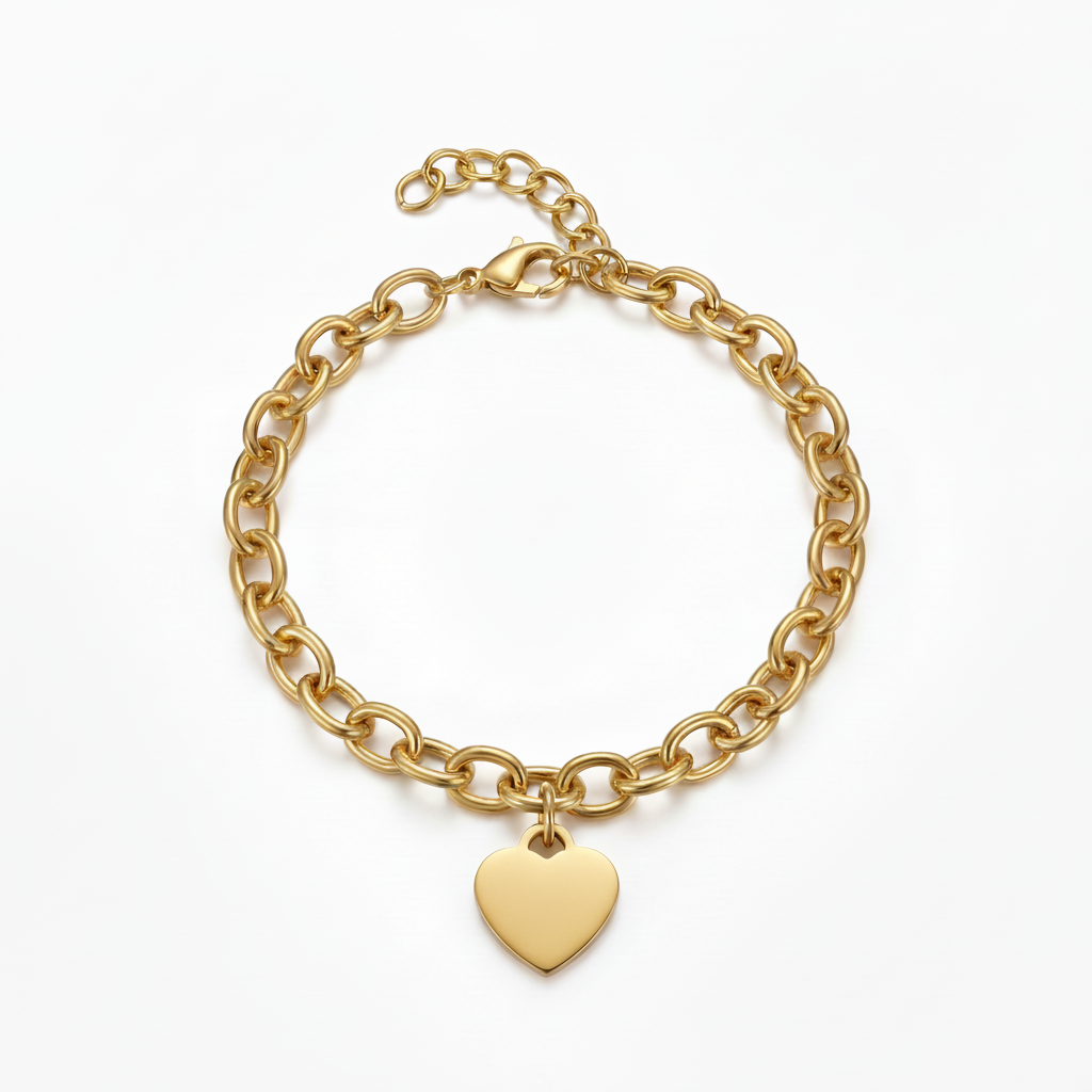 Pulsera Initial "Custom Hearts"