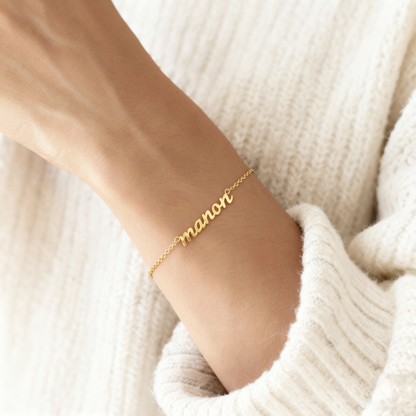 Pulsera con nombre "Wonderful"