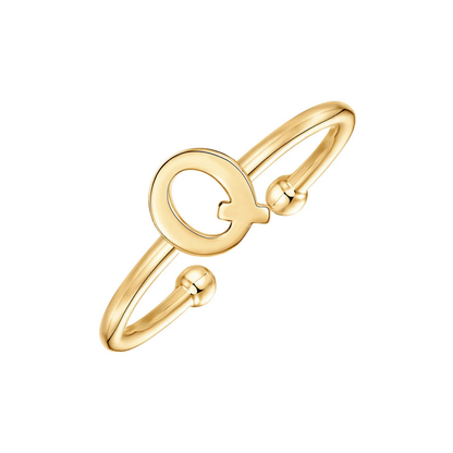 Anillo Ajustable con Inicial "Chic"