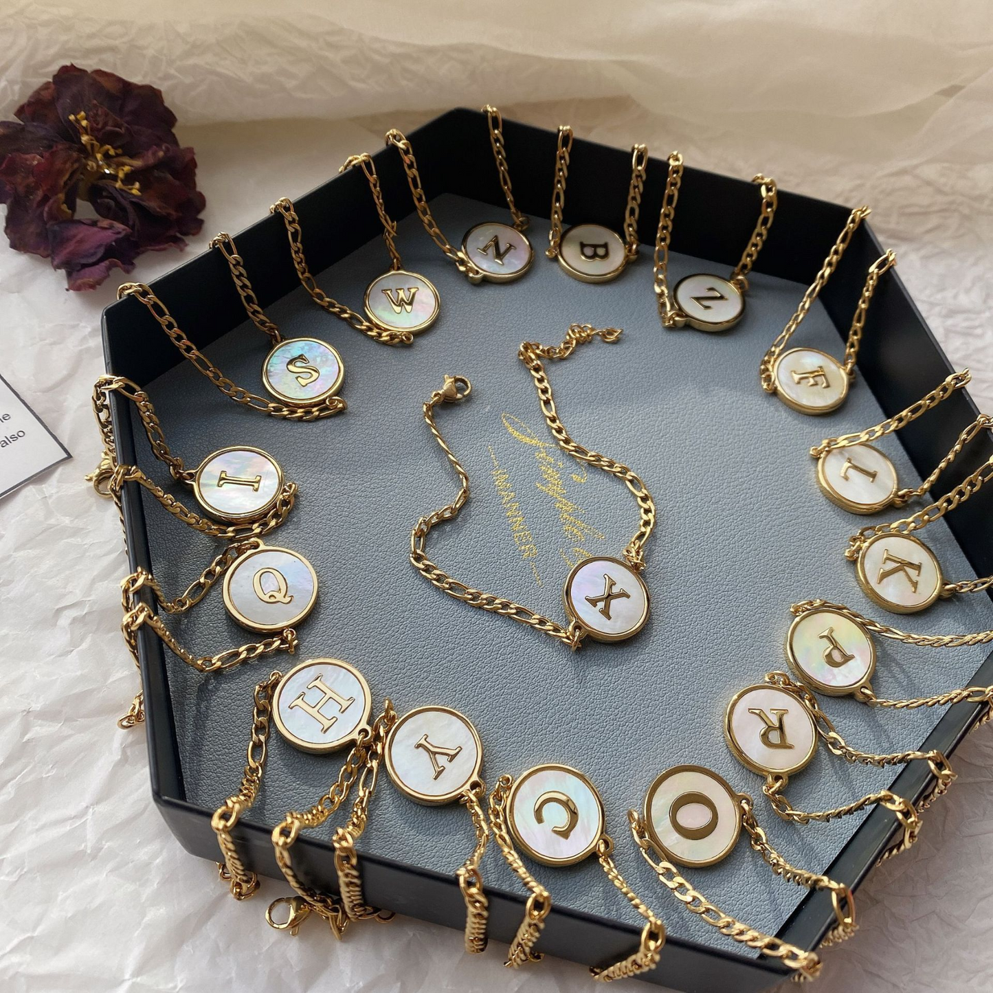 Pulsera Inicial "Vintage"