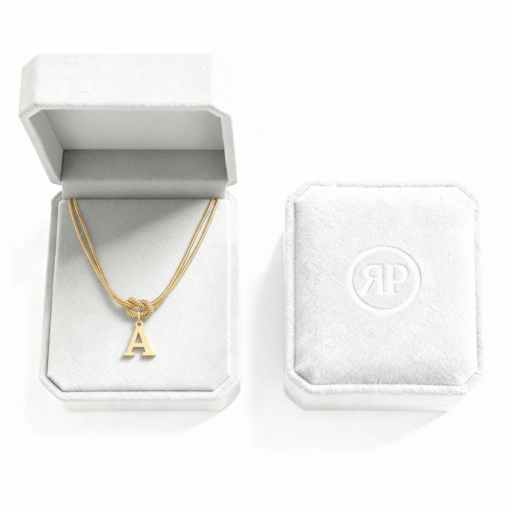 Collar Inicial "Nudo Alfabeto"