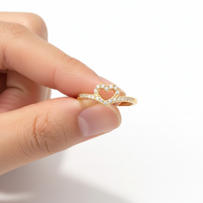 Anillo ajustable "Amor puro"