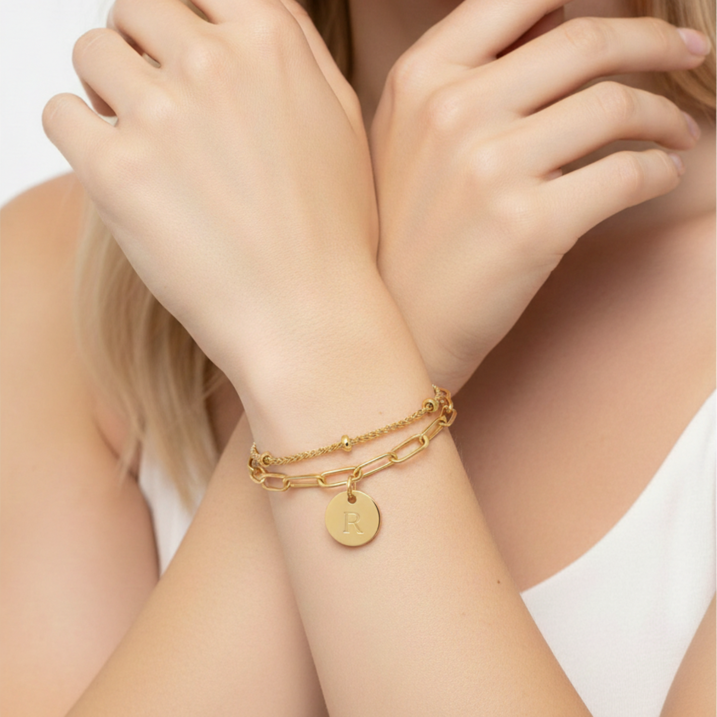 Pulsera Inicial "Vibes"