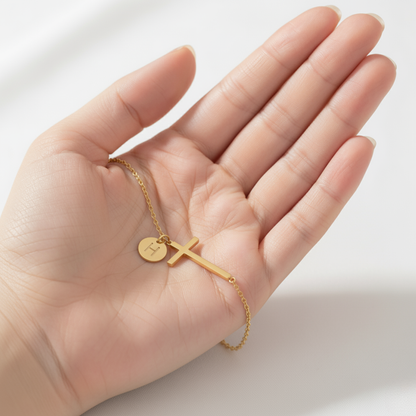 Pulsera Inicial "Cruz"