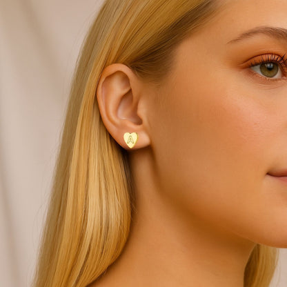 Pendientes Iniciales "Corazón Chic"