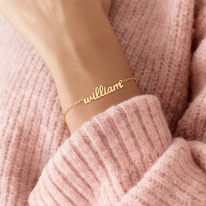 Pulsera con nombre "Wonderful"