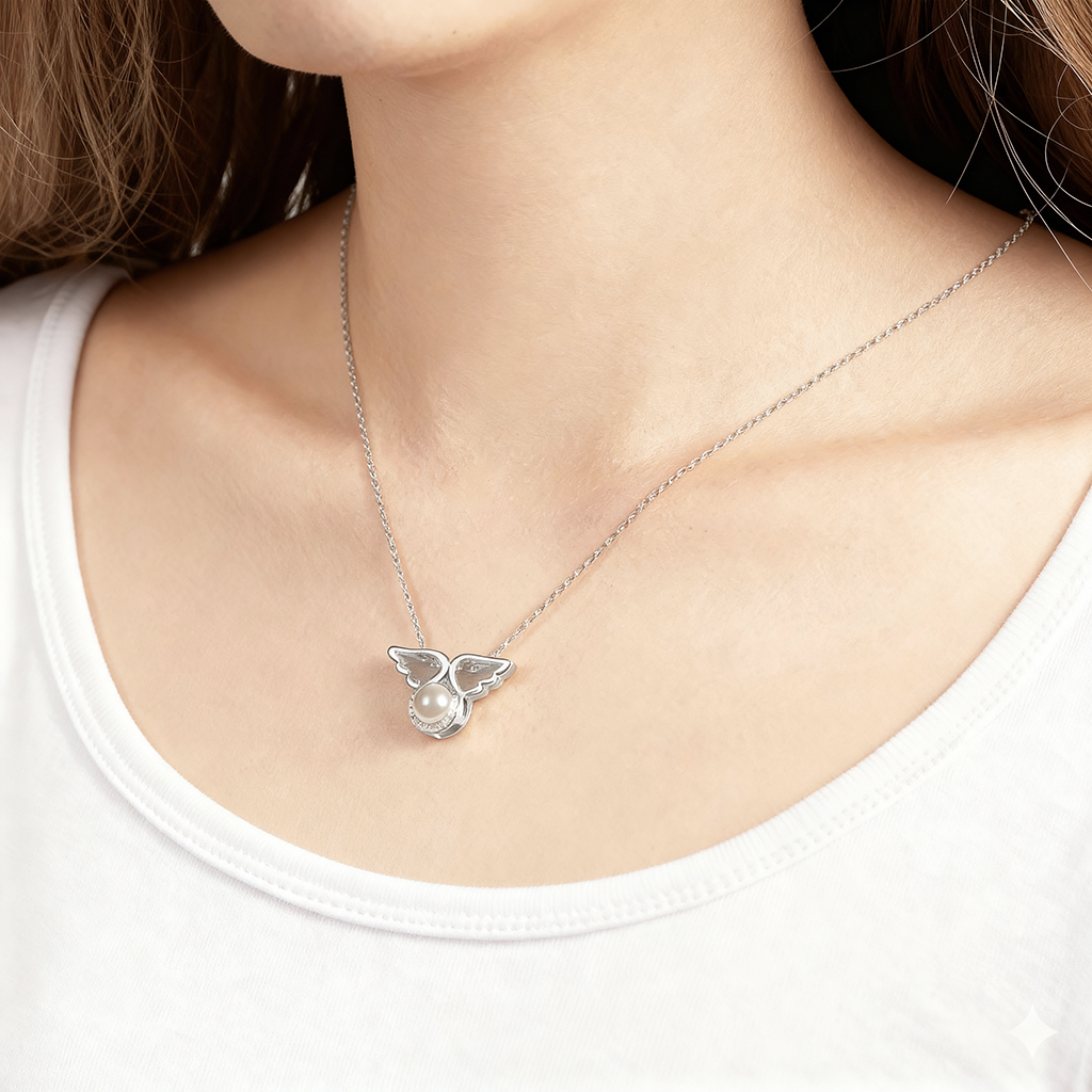 Collar de proyección "Alas de ángel"