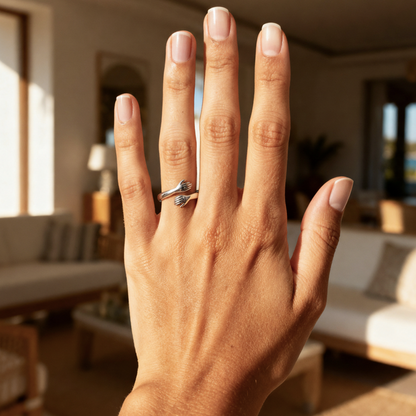 Anillo ajustable "Amor inmortal"