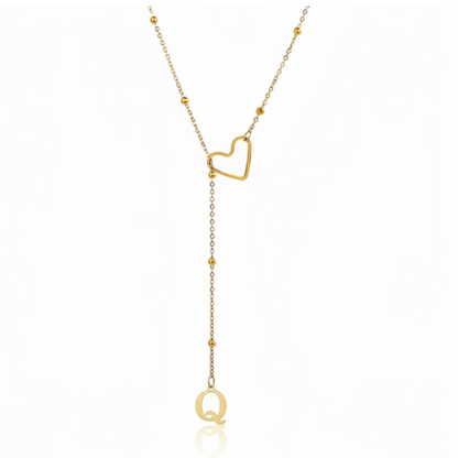 Collar con inicial "Enamorada"