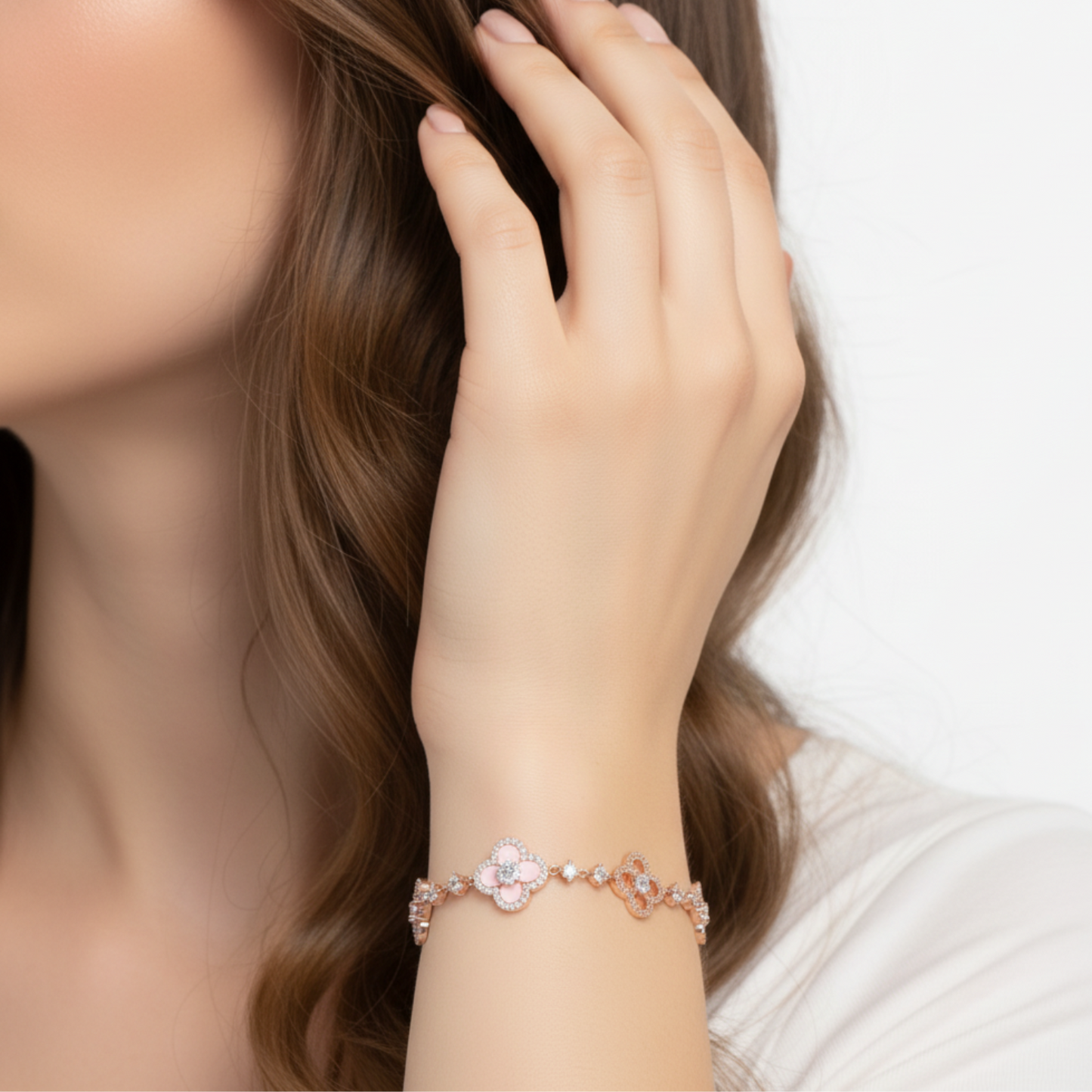 Pulsera "Diamond Blossom"