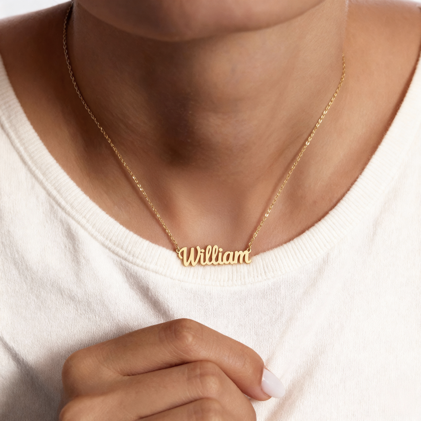 Collar con nombre "Wonderful"