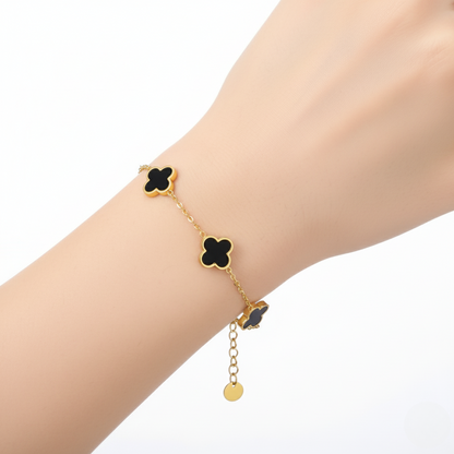 Pulsera "Blossom Black"