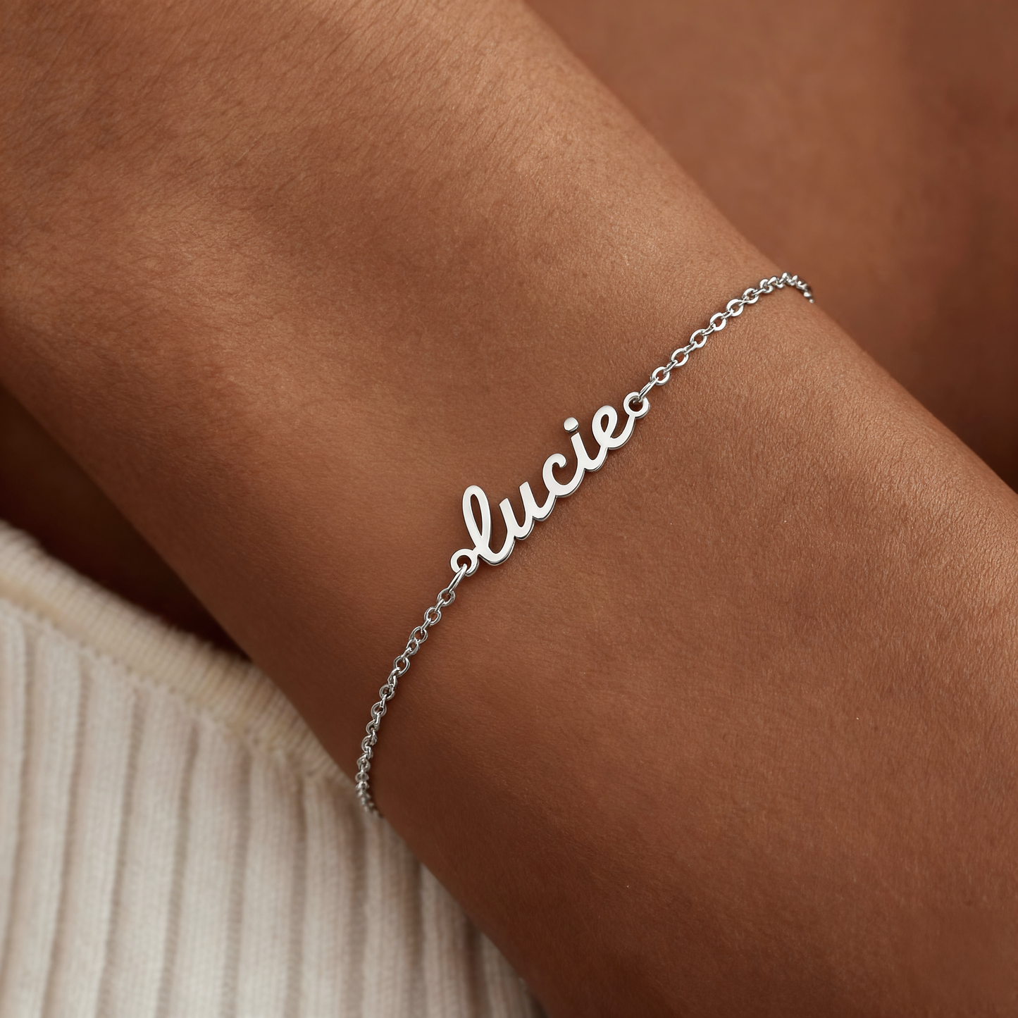 Pulsera con nombre "Wonderful"