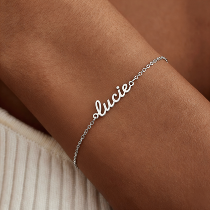 Pulsera con nombre "Wonderful"