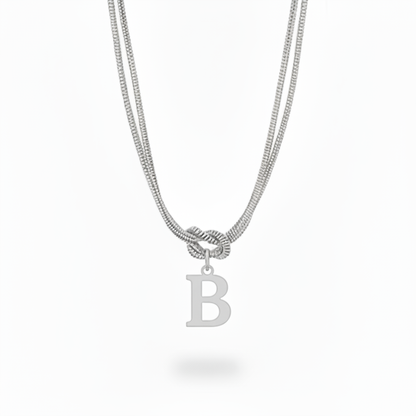 Collar Inicial "Nudo Alfabeto"