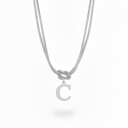 Collar Inicial "Nudo Alfabeto"