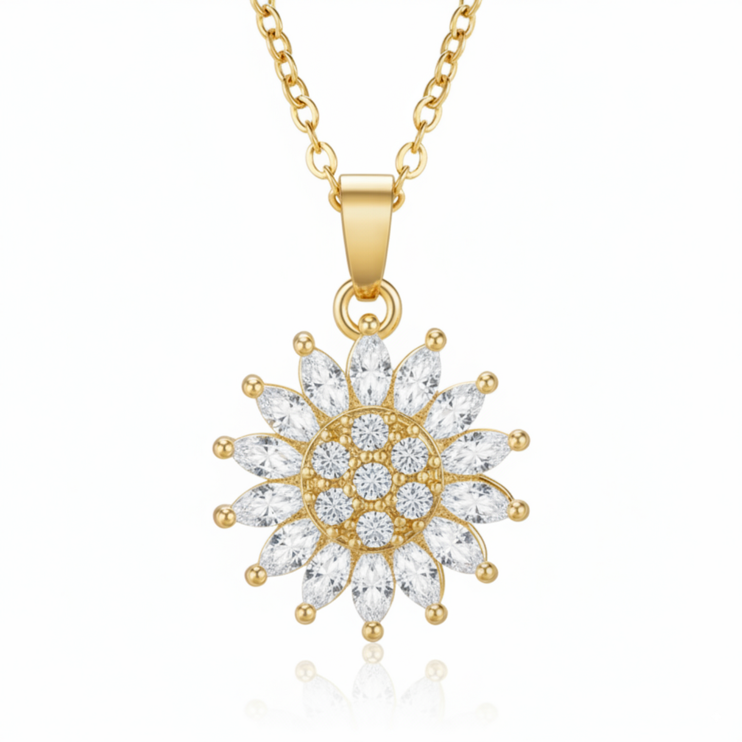 Collar giratorio "Girasol"