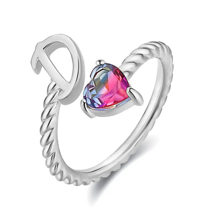 Anillo ajustable con nombre "Cola de sirena"