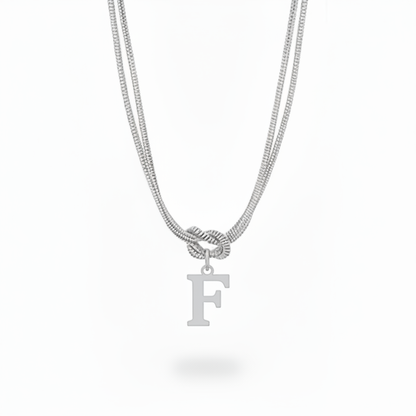 Collar Inicial "Nudo Alfabeto"