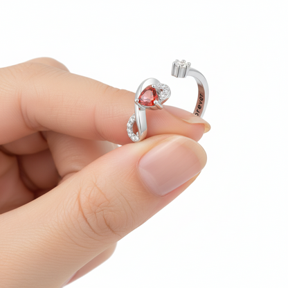 Anillo ajustable "Diamante Infinito"