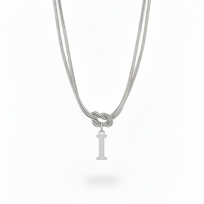 Collar Inicial "Nudo Alfabeto"