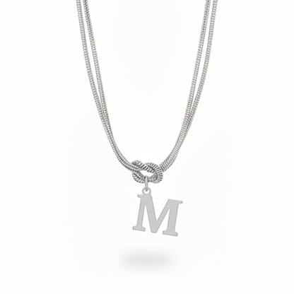 Collar Inicial "Nudo Alfabeto"