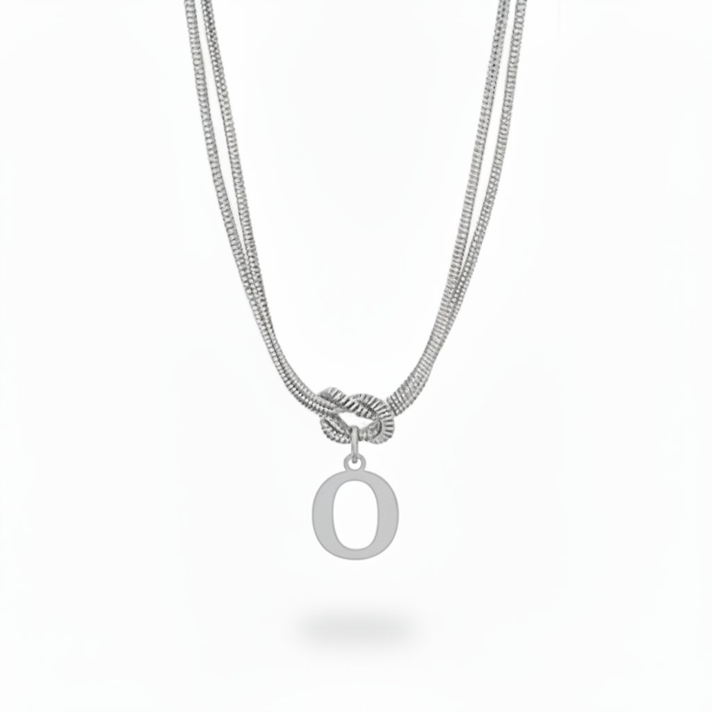 Collar Inicial "Nudo Alfabeto"