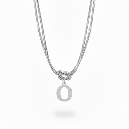 Collar Inicial "Nudo Alfabeto"