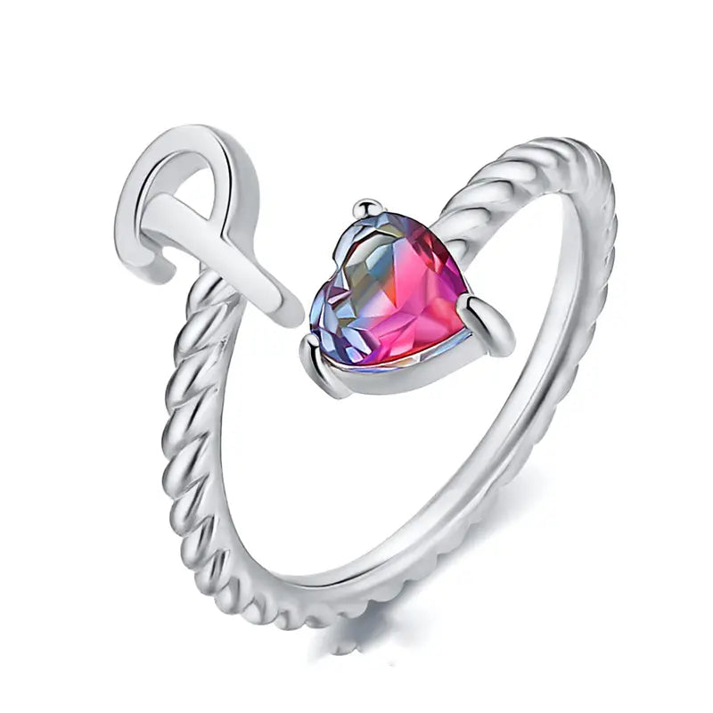 Anillo ajustable con nombre "Cola de sirena"