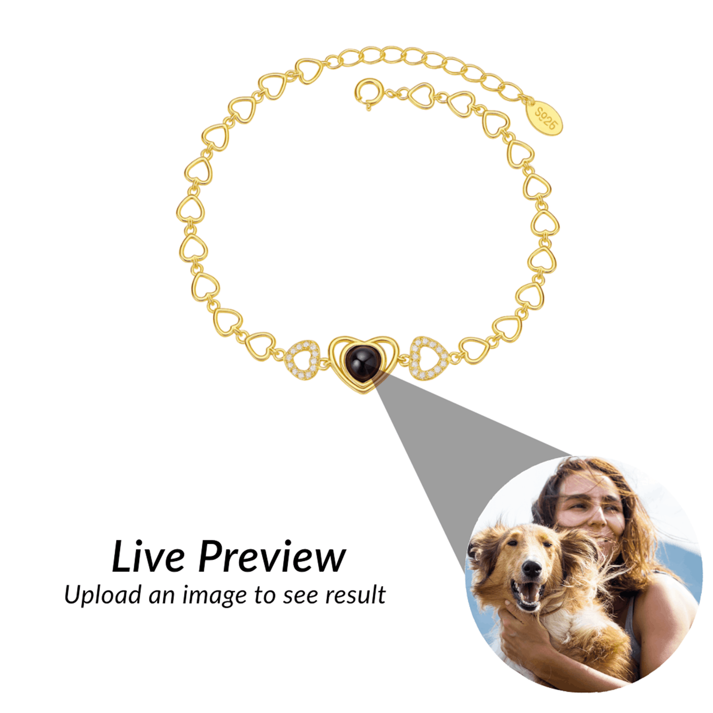 Pulsera Proyección "Amor Infinito"