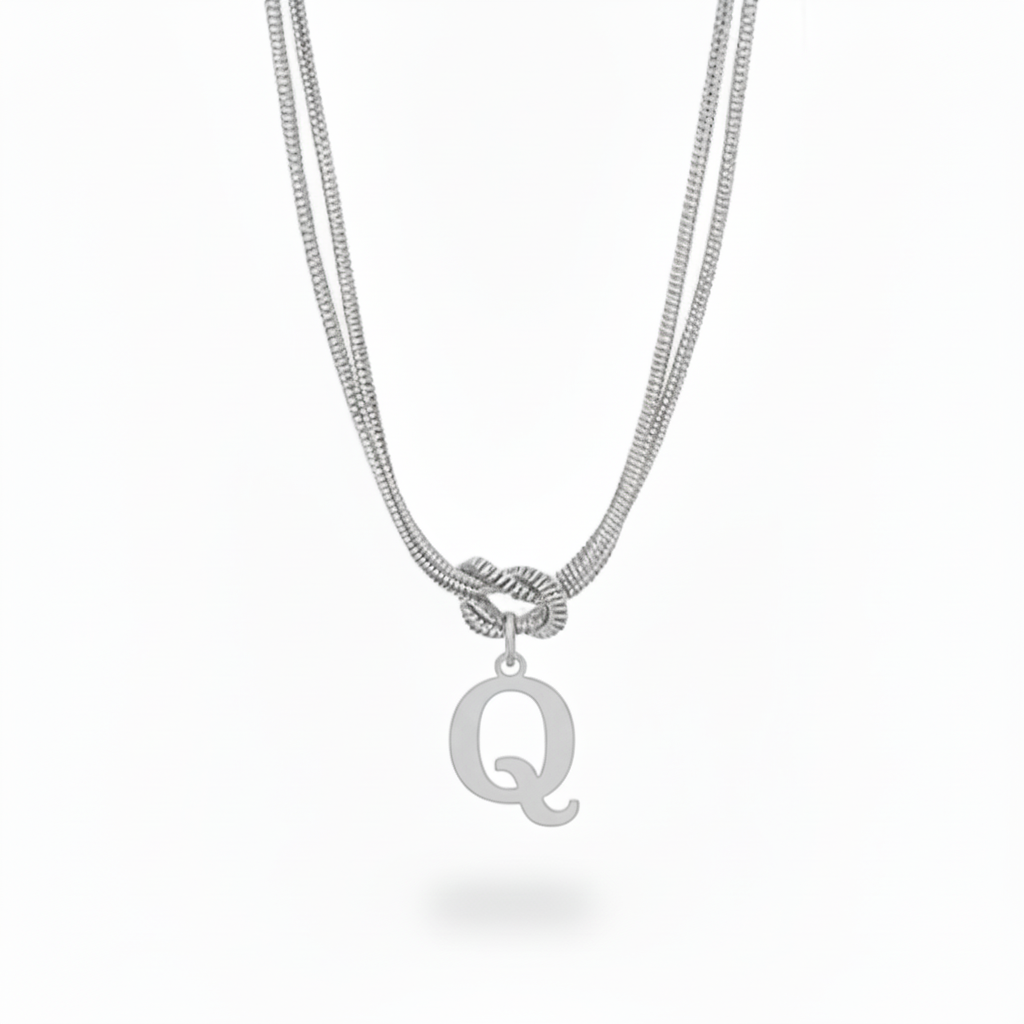 Collar Inicial "Nudo Alfabeto"