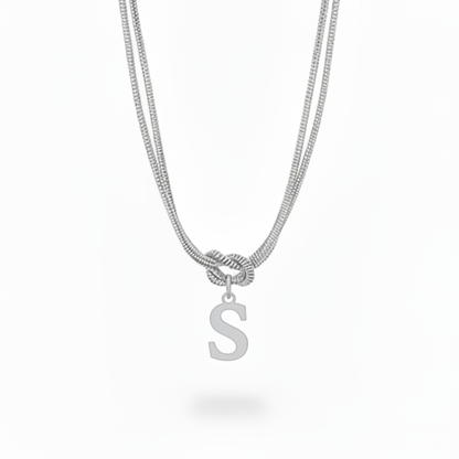 Collar Inicial "Nudo Alfabeto"