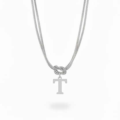Collar Inicial "Nudo Alfabeto"