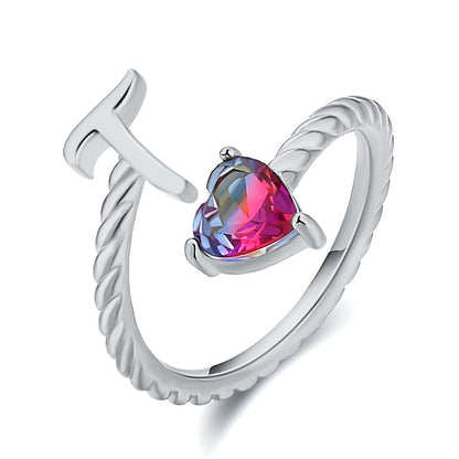 Anillo ajustable con nombre "Cola de sirena"