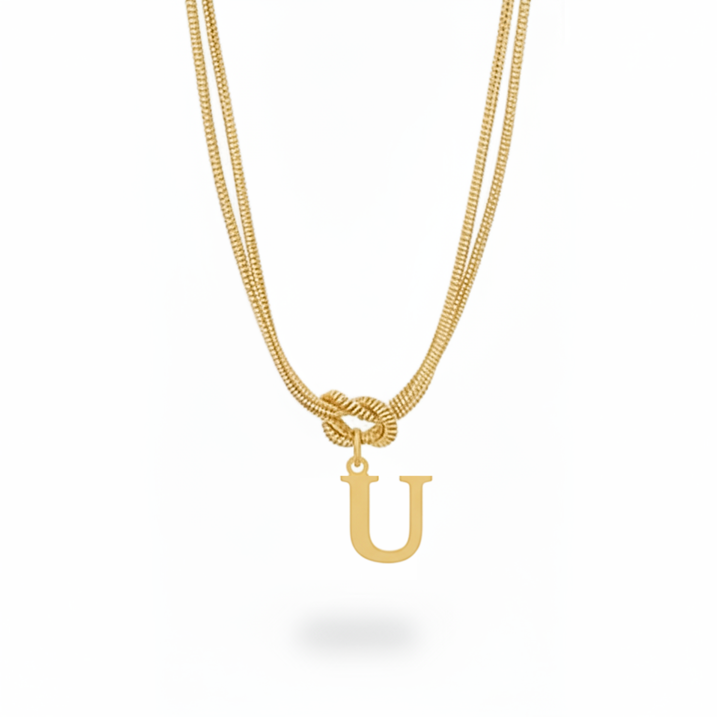 Collar Inicial "Nudo Alfabeto"