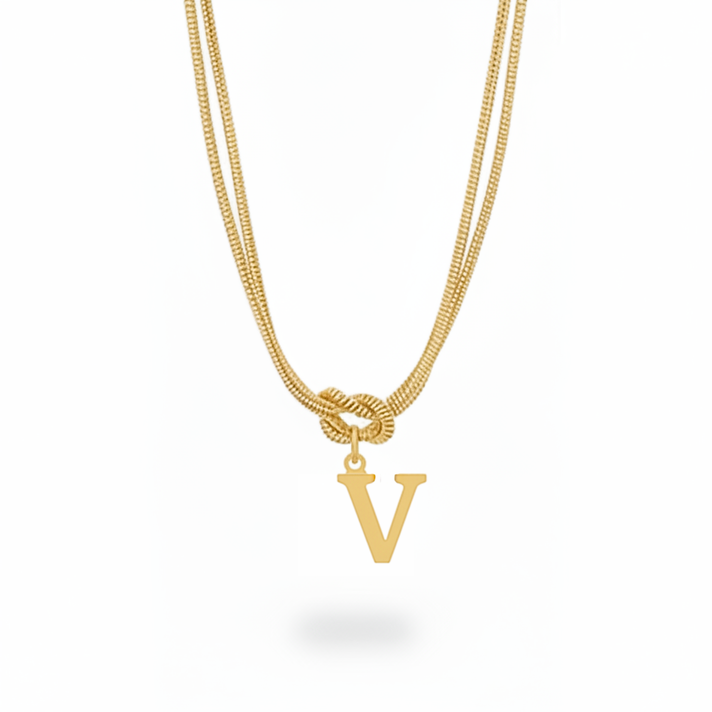 Collar Inicial "Nudo Alfabeto"