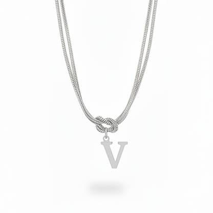 Collar Inicial "Nudo Alfabeto"