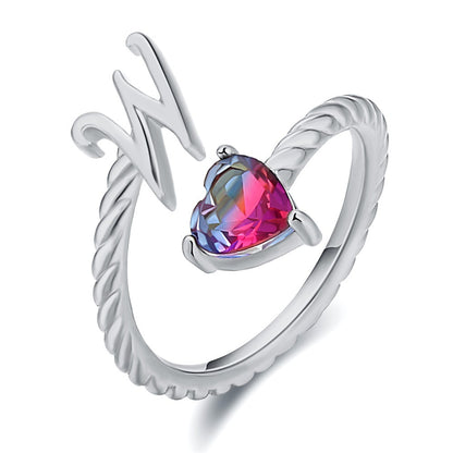 Anillo ajustable con nombre "Cola de sirena"