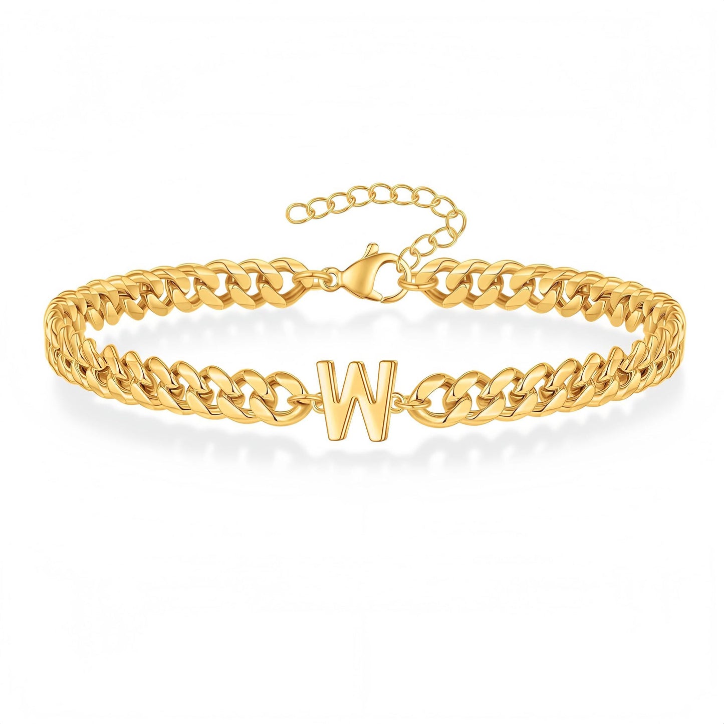 Pulsera Inicial "Curb Letter"