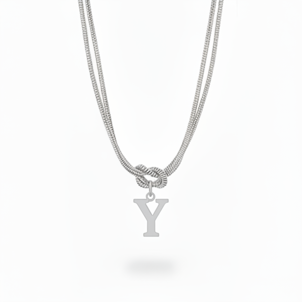 Collar Inicial "Nudo Alfabeto"