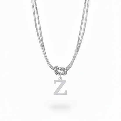 Collar Inicial "Nudo Alfabeto"