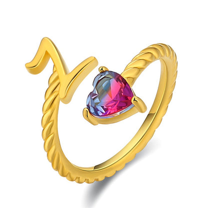 Anillo ajustable con nombre "Cola de sirena"