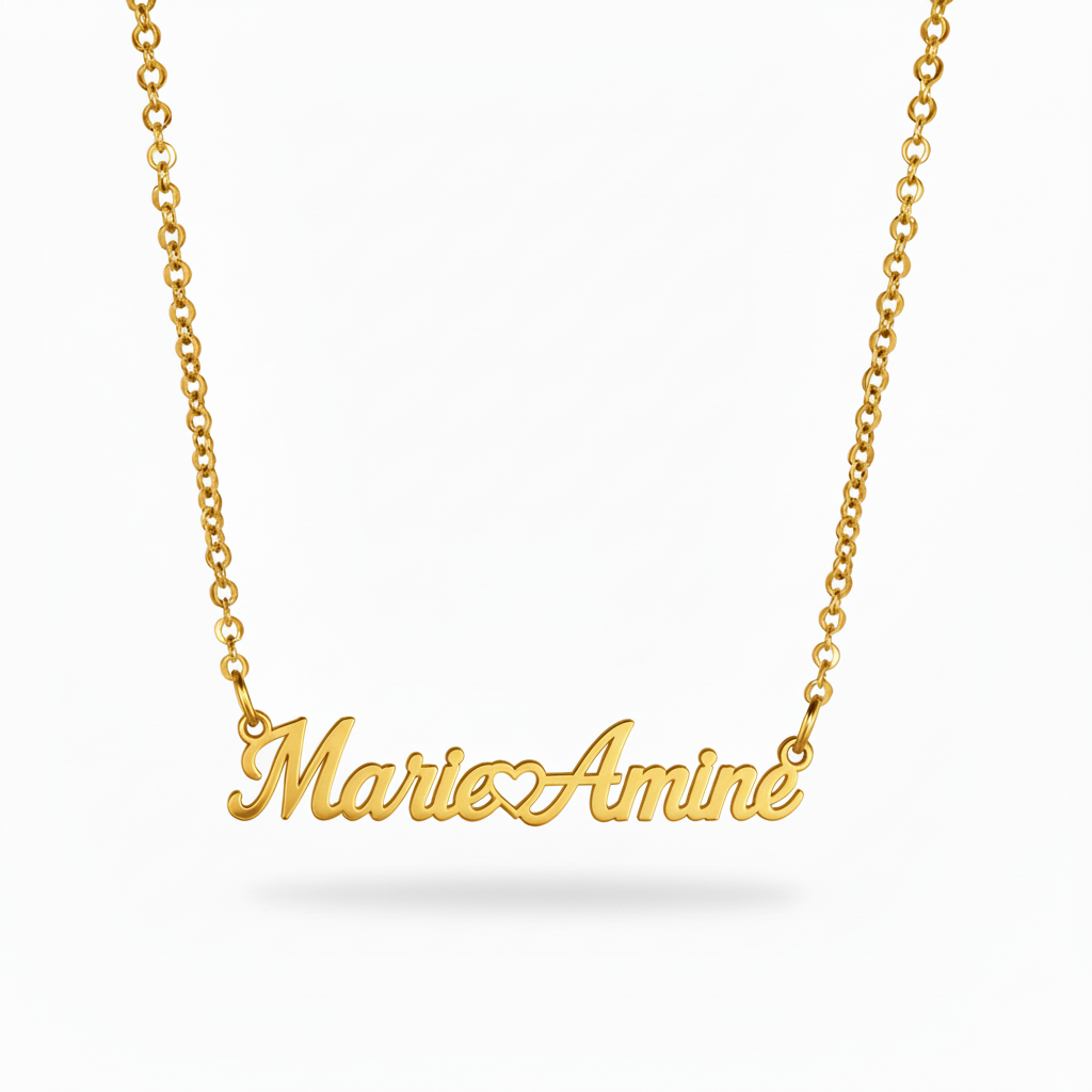 Collar con nombre "Vínculo Infinito"